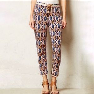 Anthropologie Pilco and the Letterpress Paz Ikat Joggers 26P